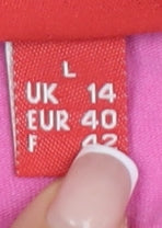 ELLE Sport Women's Pink T-Shirt Size 14 Crew Neck