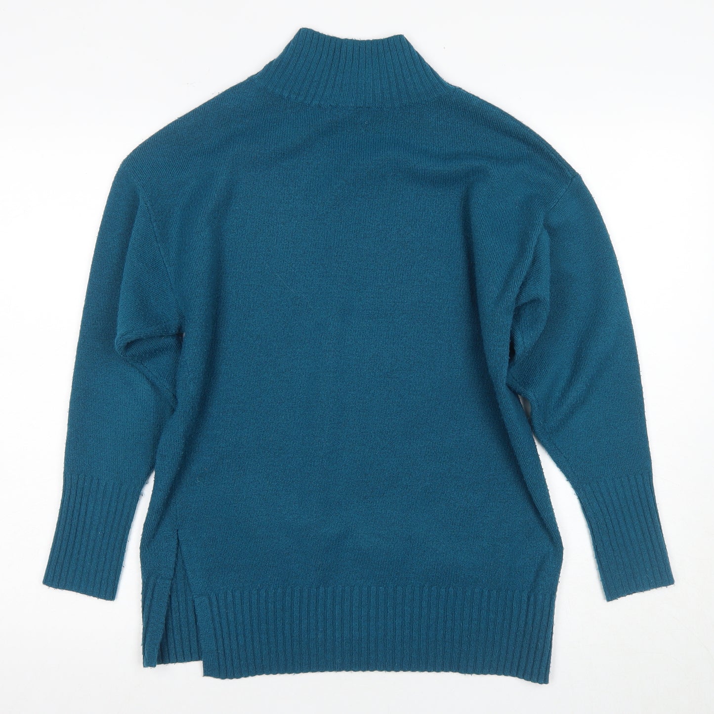 NOOSNOW Women’s Blue High Neck Pullover Jumper S