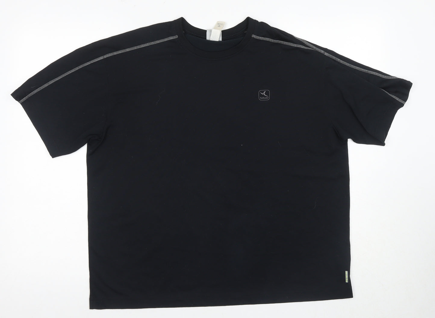 Decathlon Men's Black L Quick Dry T-Shirt