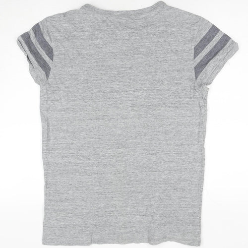 Hilfiger Denim Men's Grey Graphic Print T-Shirt S