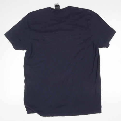 Adidas Men's Blue XL Graphic Print T-Shirt