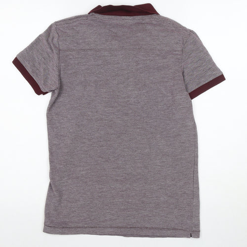 French Connection Men's Grey Polo Shirt S, Slim Fit