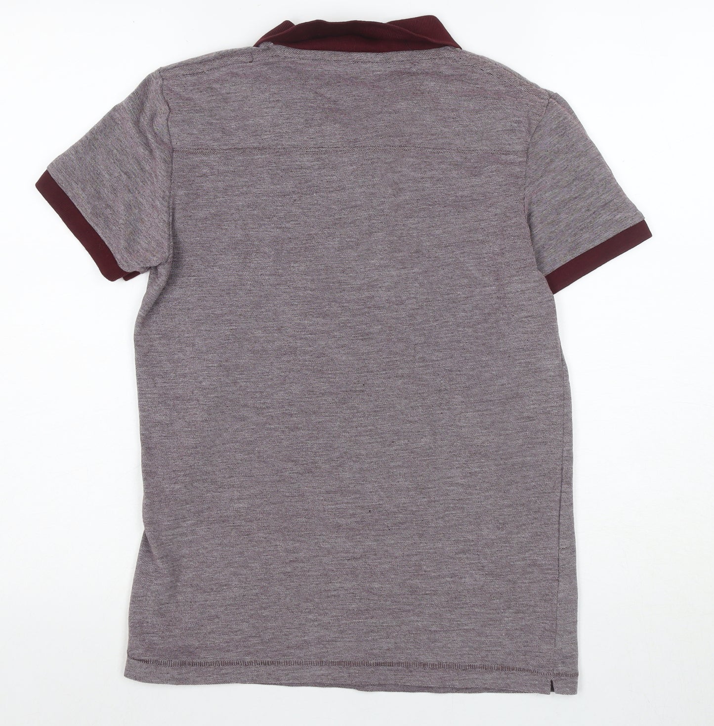French Connection Men's Grey Polo Shirt S, Slim Fit