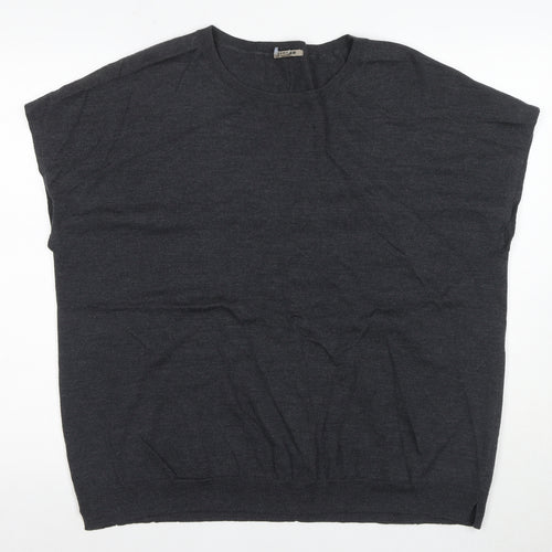 Jigsaw Women's Black Sleeveless Wool Pullover - M