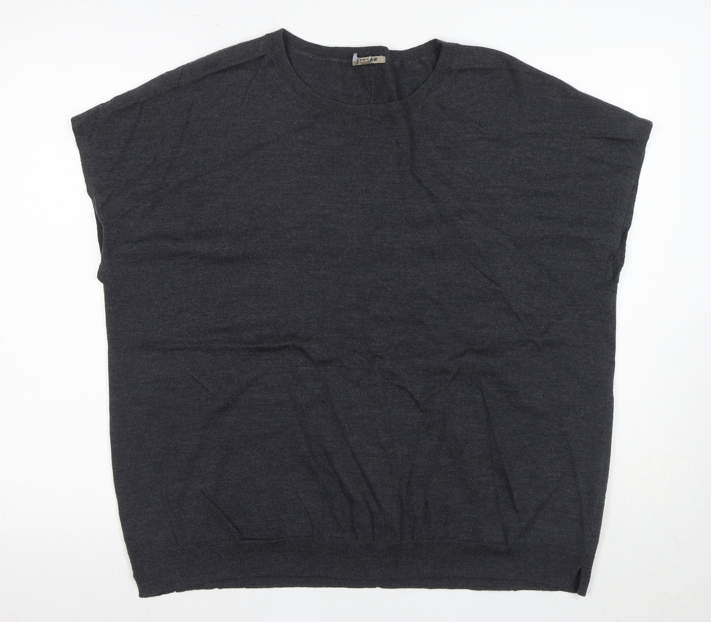Jigsaw Women's Black Sleeveless Wool Pullover - M