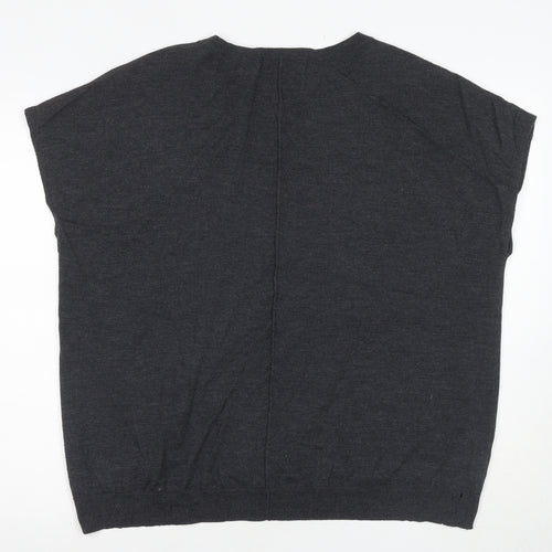 Jigsaw Women's Black Sleeveless Wool Pullover - M