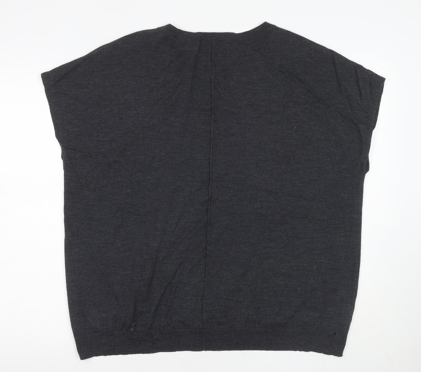 Jigsaw Women's Black Sleeveless Wool Pullover - M