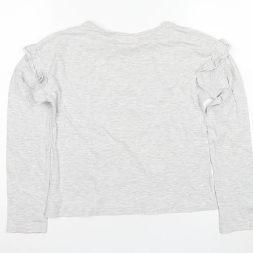 Tu Girls Harry Potter Grey Long Sleeve T-Shirt, Size 12