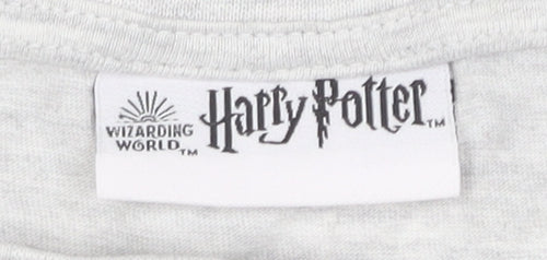 Tu Girls Harry Potter Grey Long Sleeve T-Shirt, Size 12