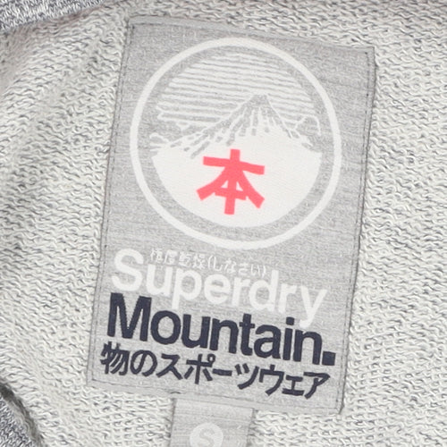 Superdry Women's Grey Fair Isle Pullover Jumper, Size S
