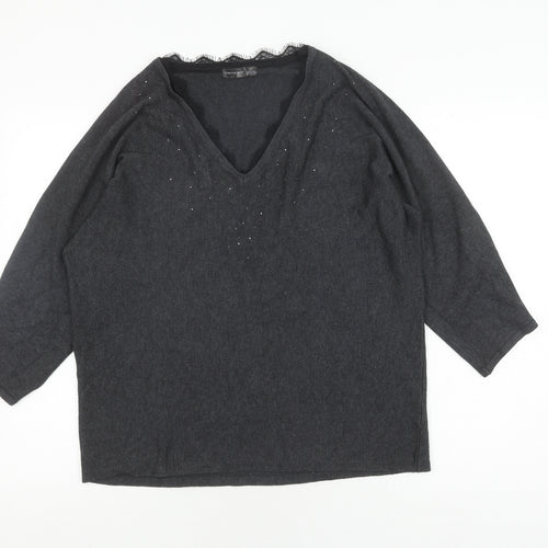 Verve amí Women's Black L Pullover Jumper