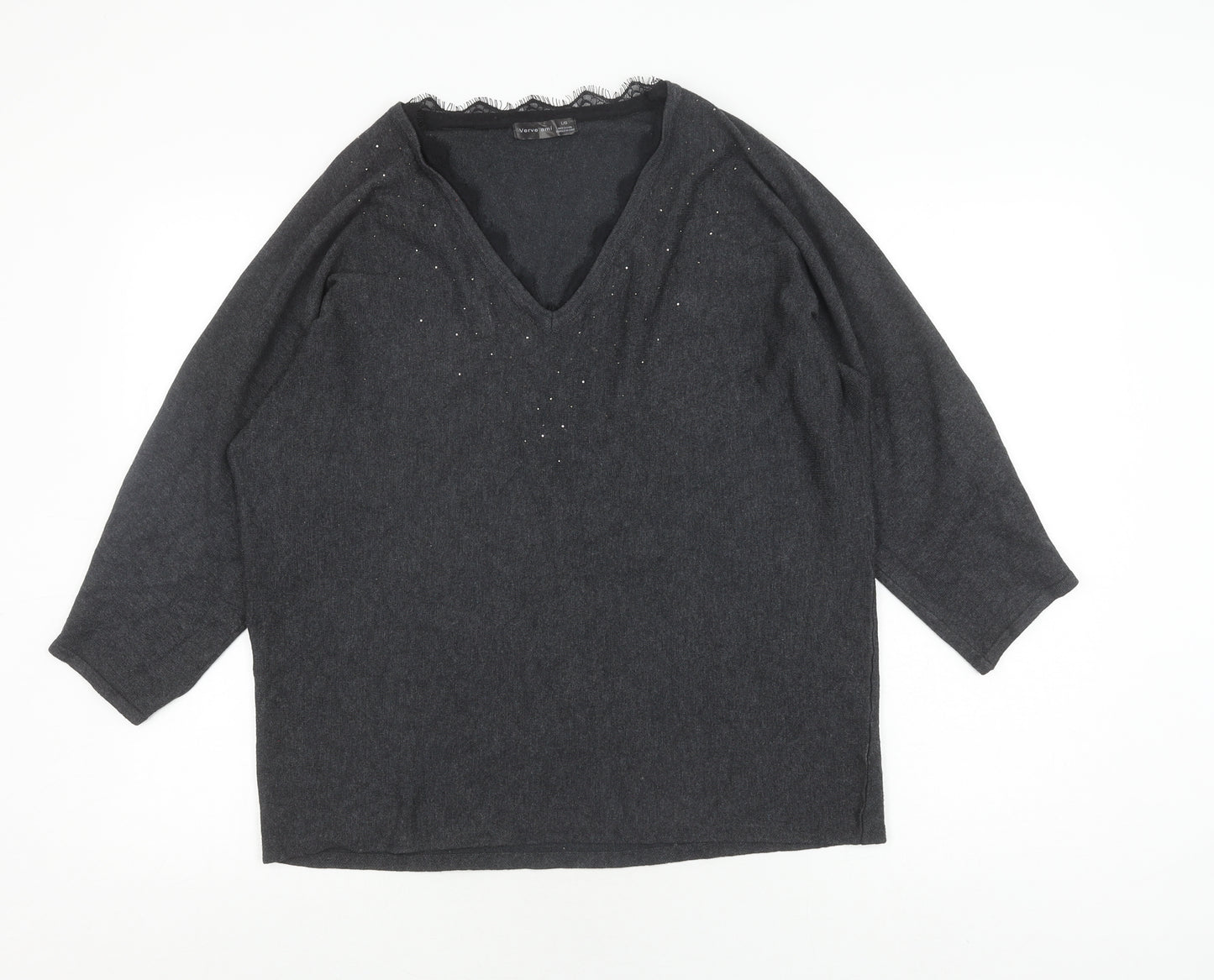 Verve amí Women's Black L Pullover Jumper