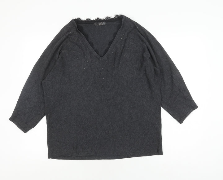 Verve amí Women's Black L Pullover Jumper