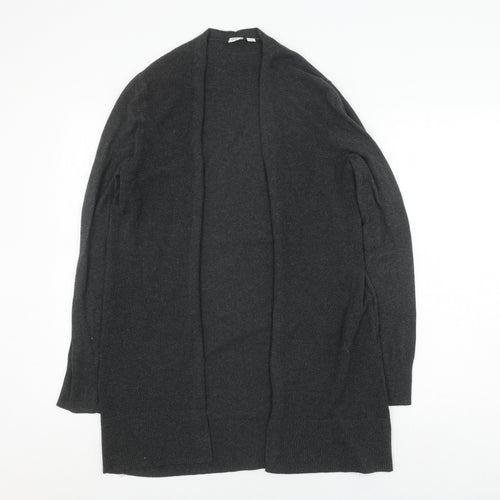 GAP Women's Black Cotton Long Sleeve Cardigan