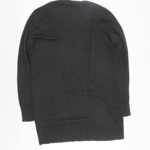 GAP Women's Black Cotton Long Sleeve Cardigan