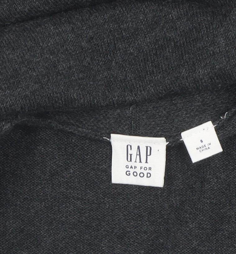 GAP Women's Black Cotton Long Sleeve Cardigan