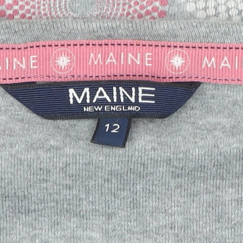 Maine New England Women's Multicoloured Henley Size 12