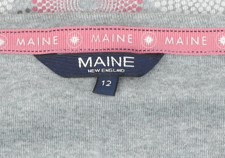 Maine New England Women's Multicoloured Henley Size 12