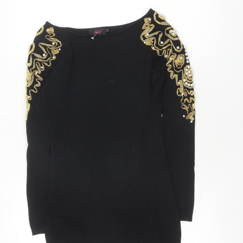 Motel Women's Black Pullover Jumper XS