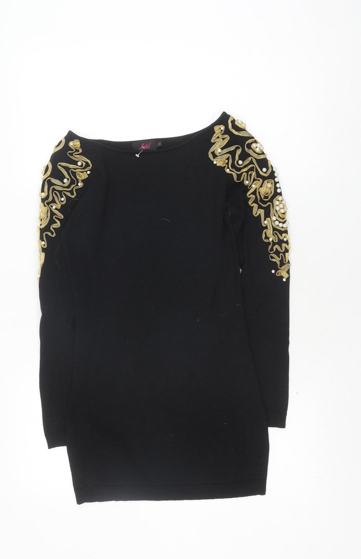 Motel Women's Black Pullover Jumper XS