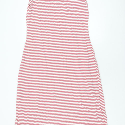 Long Tall Sally Women's Red Striped Sleeveless Dress - Size 16