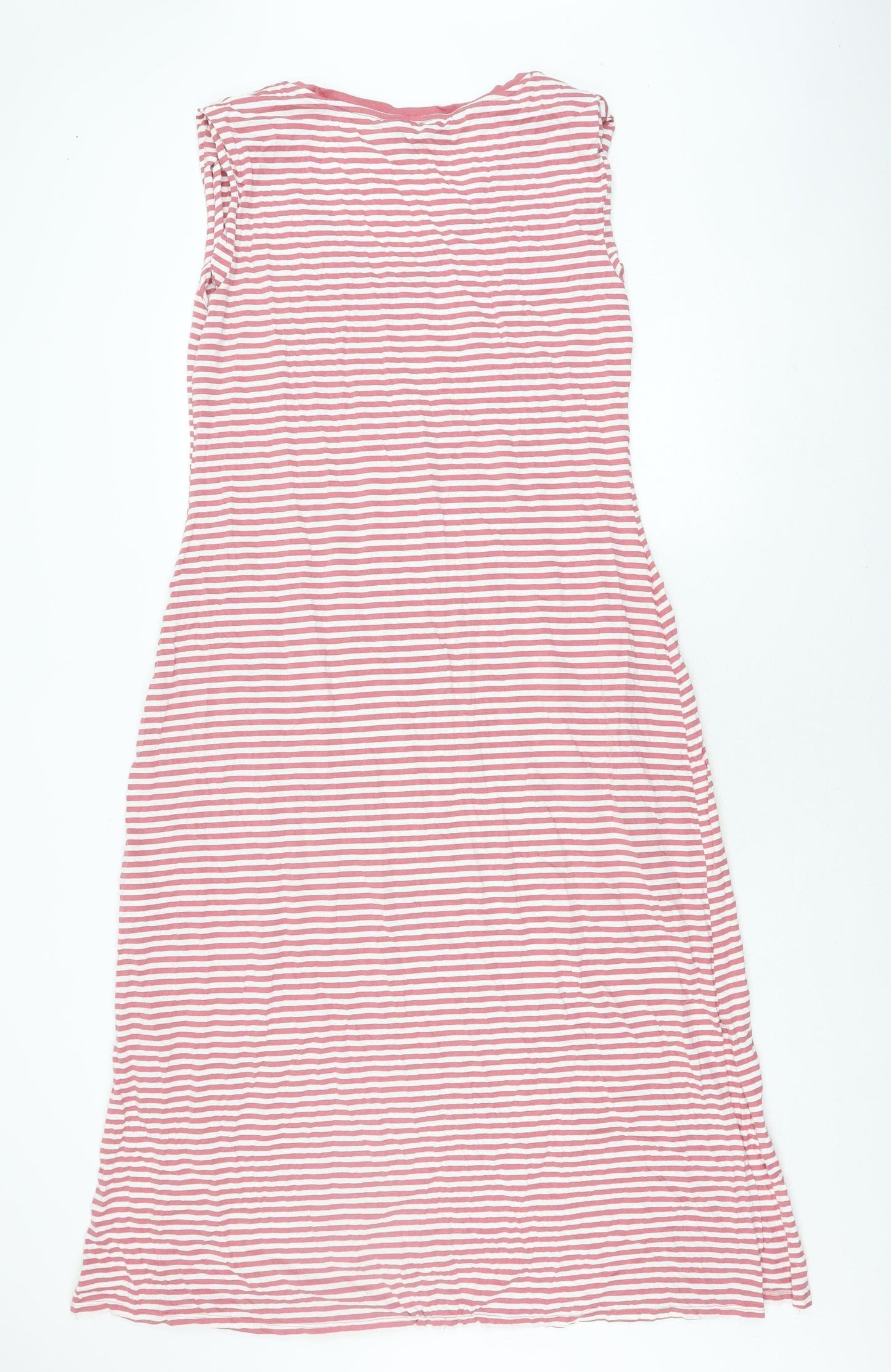 Long Tall Sally Women's Red Striped Sleeveless Dress - Size 16
