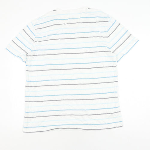 Jack Wills Men's 2XL Multicoloured Striped T-Shirt