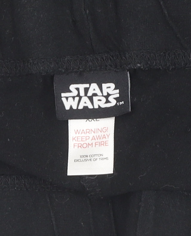Tu Men's Black Star Wars Sleep Shorts XXL