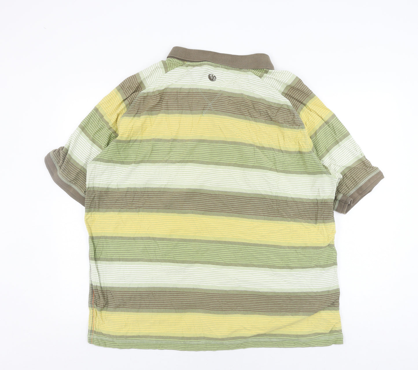 Fat Face Men's Multicoloured 2XL Striped Polo Shirt
