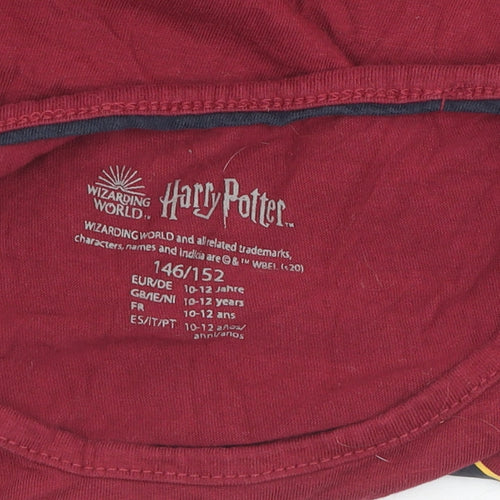 Harry Potter Boys Red Long Sleeve T-Shirt 10-12 Years
