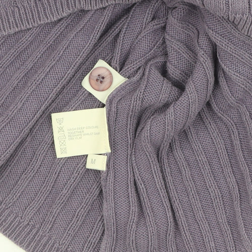 Hawkshead Women's Purple V-Neck Cardigan Jumper M