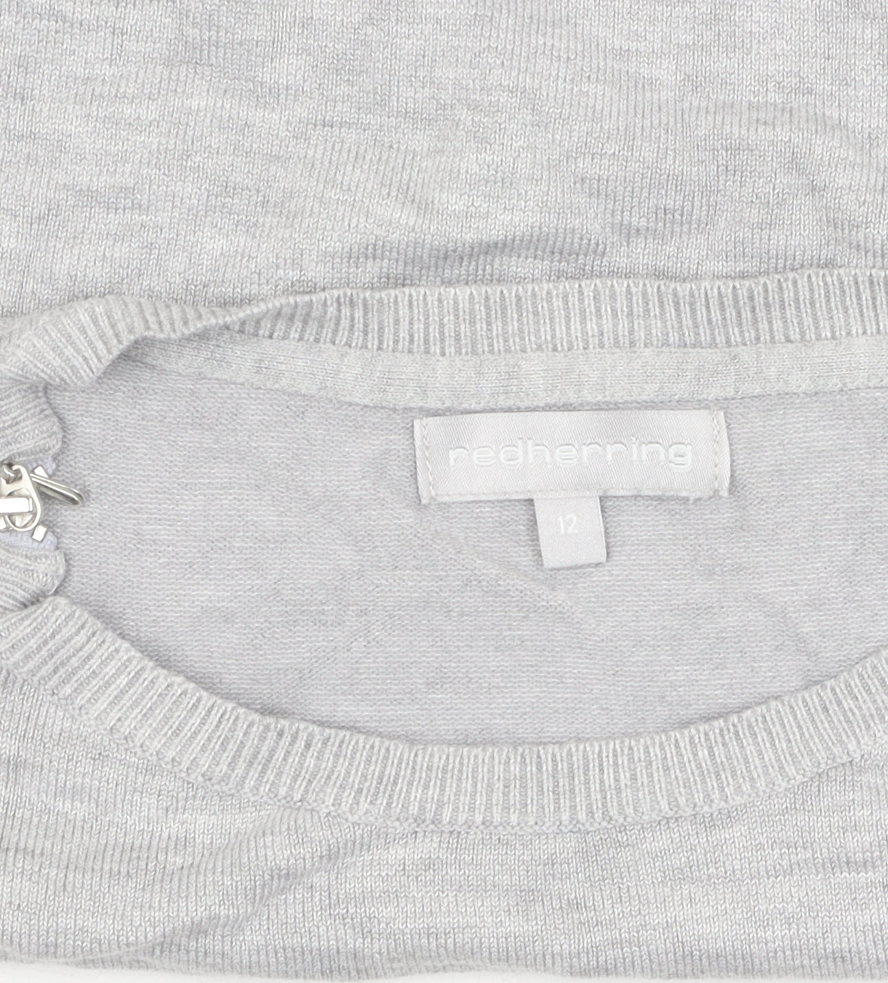 Red Herring Women's Grey Jumper, Size 12