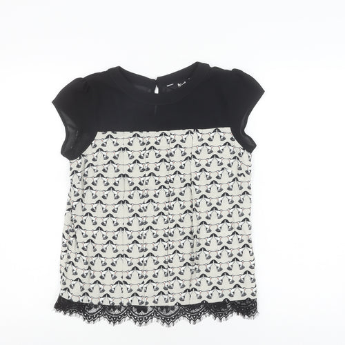 k&d London Women's Black Sleeveless Top Size 8