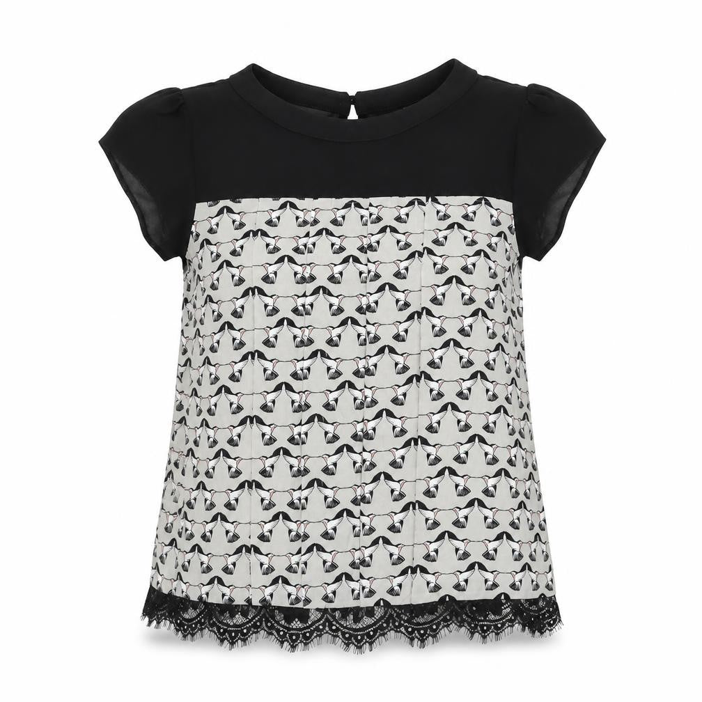 Front view of k&d London Women's Black Sleeveless Top, size 8
