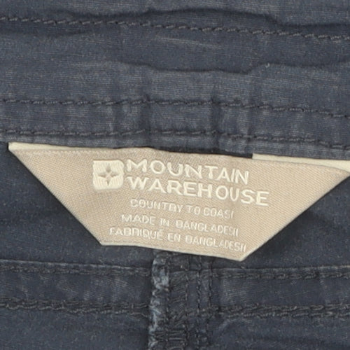 Mountain Warehouse Unisex Blue Shorts Size 12