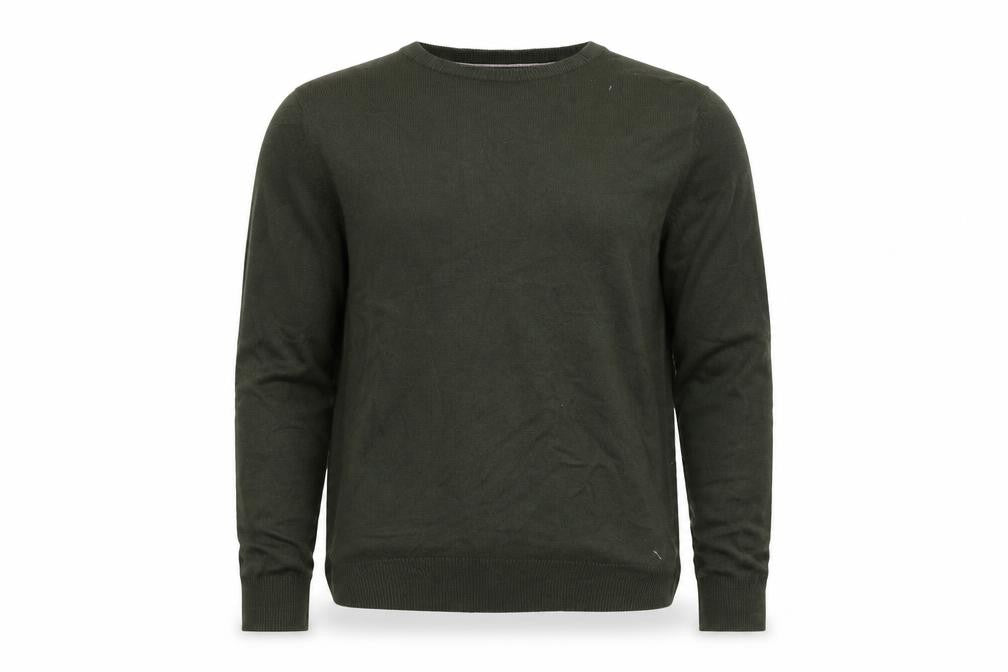 Brave Soul Men's Green Pullover XS Jumper Crew Neck Acrylic