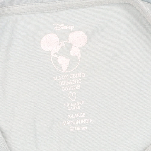 Disney Unisex Blue XL T-Shirt, Cartoon Jersey Style