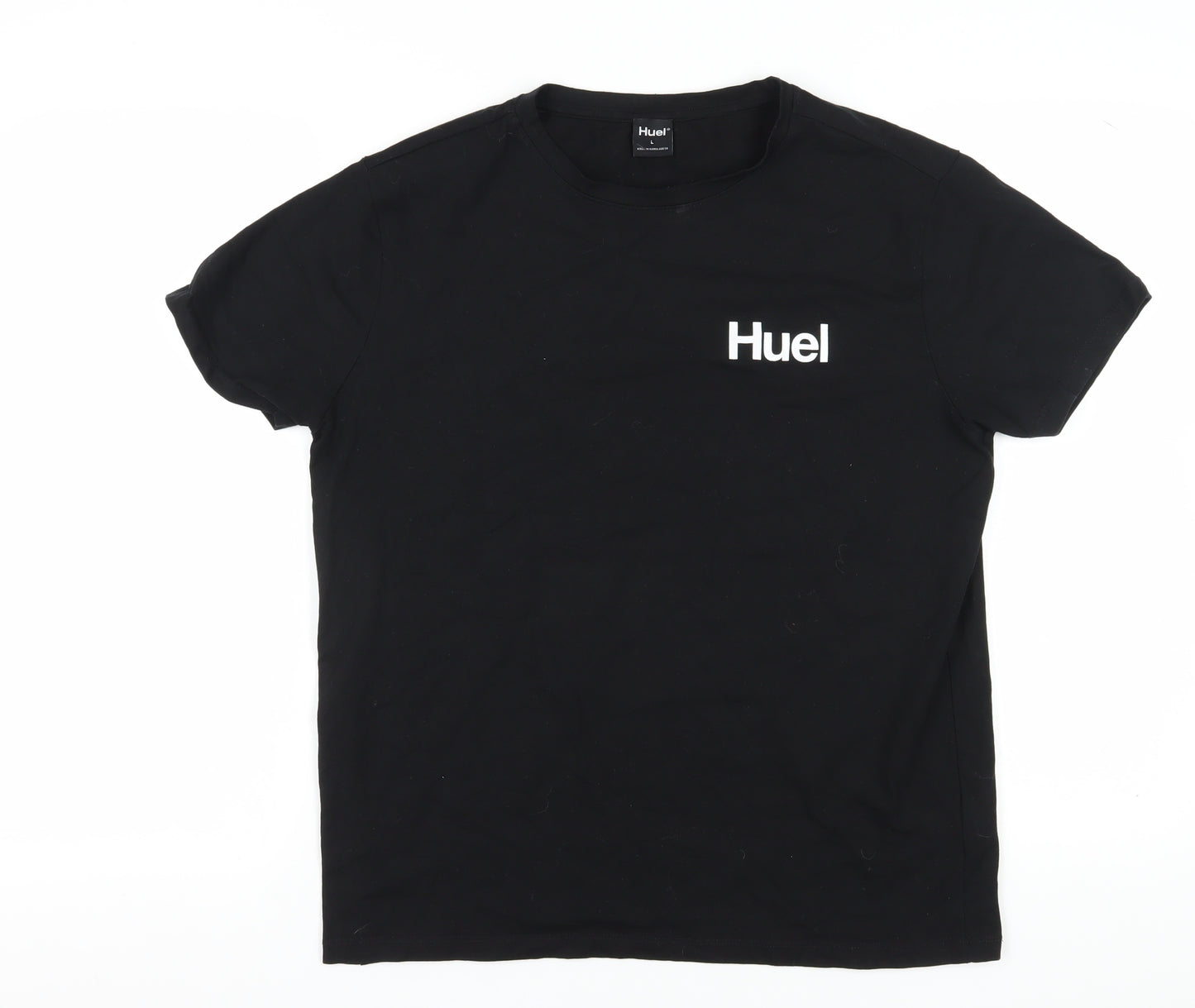 Huel Men’s Black Logo T-Shirt L - Casual Essential