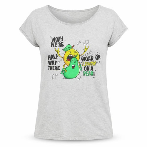 Brave Soul Women's Grey T-Shirt M Casual Fun Design