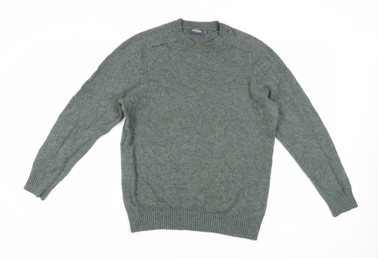 Dressmann Men's Green XL Pullover Jumper