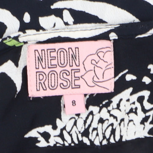 Neon Rose Women's Multicoloured Floral Mini Skirt