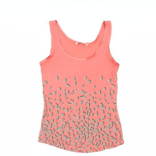 Oasis Women's Pink XS Animal Print Tank Top