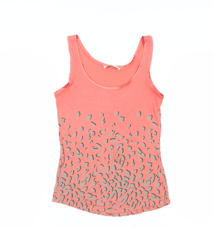Oasis Women's Pink XS Animal Print Tank Top