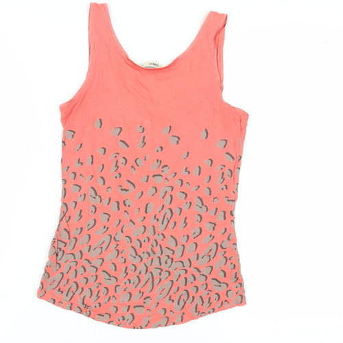 Oasis Women's Pink XS Animal Print Tank Top