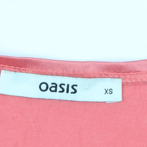 Oasis Women's Pink XS Animal Print Tank Top