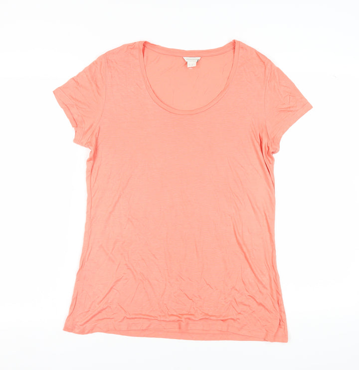 Monsoon Women's Pink Classic T-Shirt, Size 12