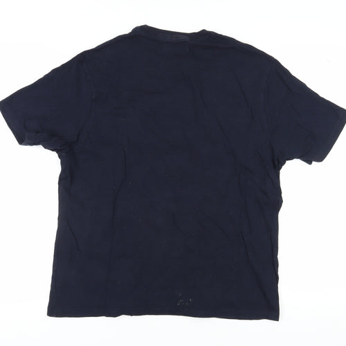 Marks and Spencer Black Crew Neck Men's T-Shirt L