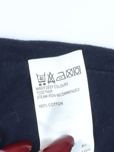 Marks and Spencer Black Crew Neck Men's T-Shirt L
