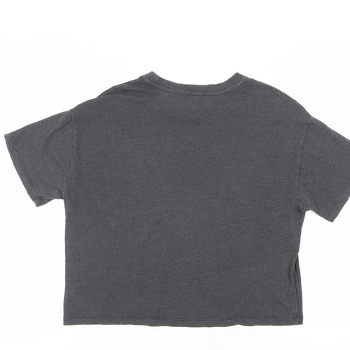Gap Women's Grey Cotton T-Shirt S Casual Crew Neck