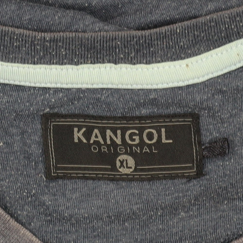 Kangol Men's Blue Graphic Print XL T-Shirt